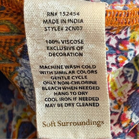 Soft surroundings artsy‎ top size xs - Picture 5 of 6